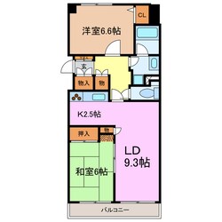 ロイヤルコンフォート日進の物件間取画像